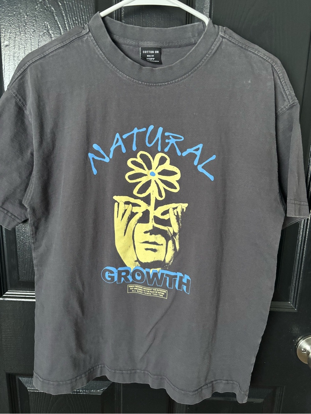 Cotton On Black Graphic Tee size XS